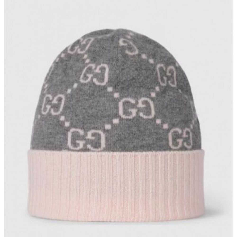 Cashmere Jacquard Beanie